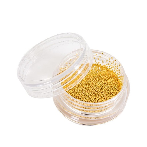 [S00005921] PEGGY SAGE Décors d'ongles mini balls gold - 3g