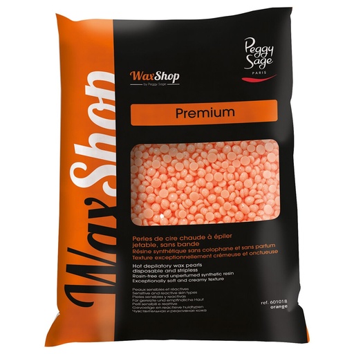 [S00005948] PEGGY SAGE Perles de cire chaude pour épilation Orange - 800g