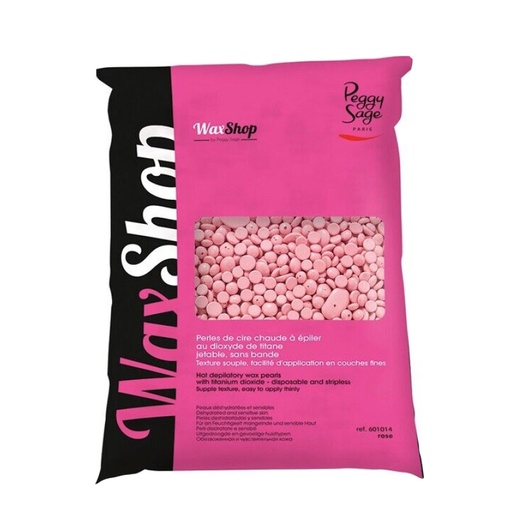 [S00005949] PEGGY SAGE Perles de cire chaude pour épilation Rose - 800g