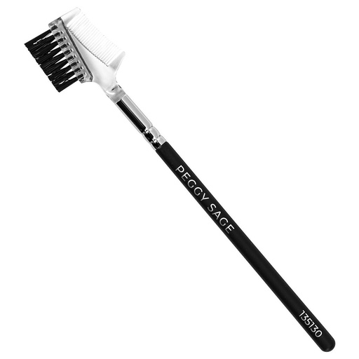 [S00005961] PEGGY SAGE Pinceau brosse et peigne pour cils et sourcils - 6.5cm