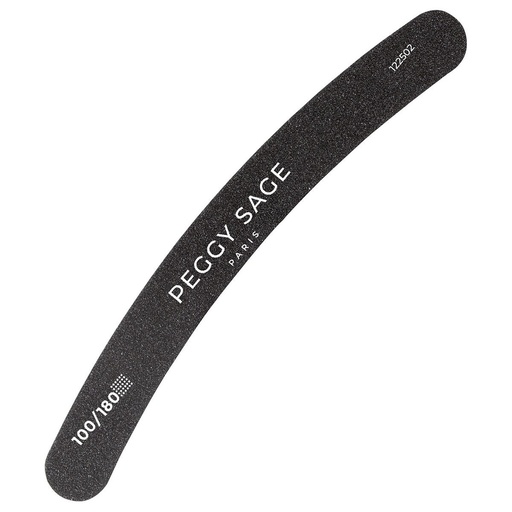 [S00006000] PEGGY SAGE Lime à ongles noire 2 faces lavable banane - 100/180