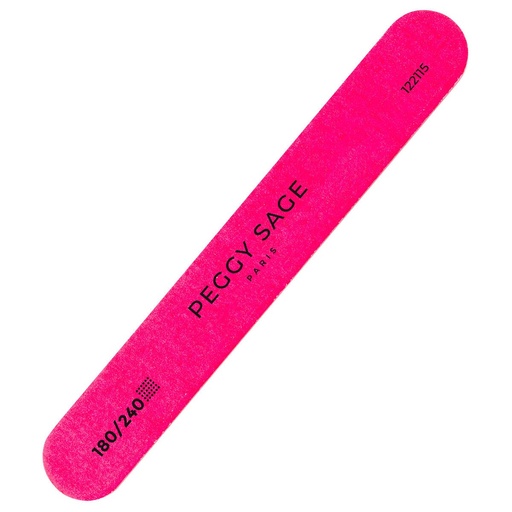 [S00006018] PEGGY SAGE Mini lime à ongles neon pink 2 faces - 180/240