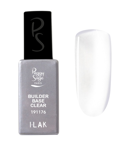 PEGGY SAGE I-Lak Builder Base Clear - Vernis transparent fortifiant semi-permanent -11ml