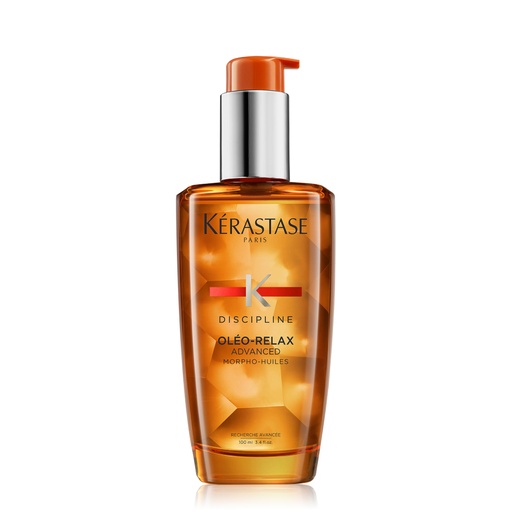 [S00004746] KERASTASE Discipline Oléo Relax Morpho-Huiles - Huiles nourrissantes lissantes cheveux indisciplinés - 100ml