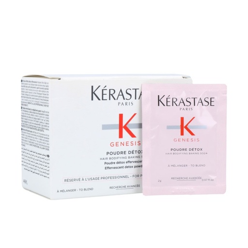 [S00004822] KERASTASE Genesis Poudre Detox - Poudre illuminatrice moussante et purifiante pour cuir chevelu - 30x2g