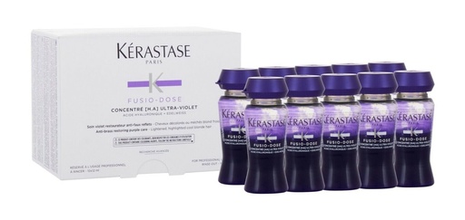 [S00011309] KERASTASE Fusio-Dose Concentré Blond Absolu - Soin violet restaurateur anti-faux reflets - 10x12ml