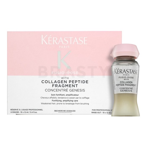 [S00011312] KERASTASE Fusio-Dose Concentré Genesis - Soin fortifiant amplificateur de fibre anti-chute pour cheveux affaiblis - 10x12ml