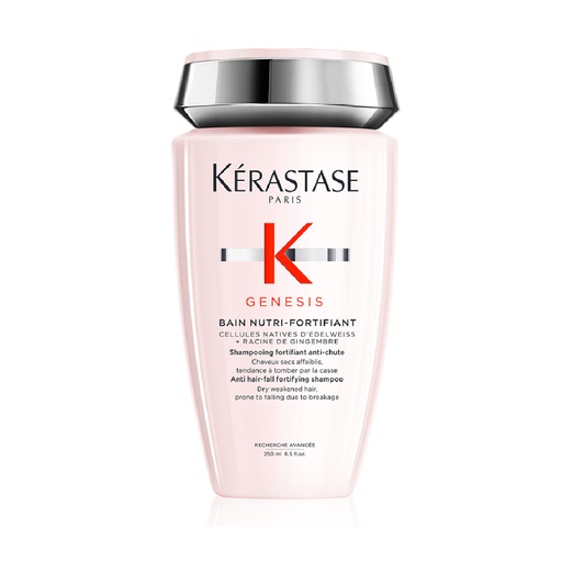KERASTASE Genesis Bain Nutri-Fortifiant - Shampooing fortifiant anti-chute pour cheveux secs affaiblis