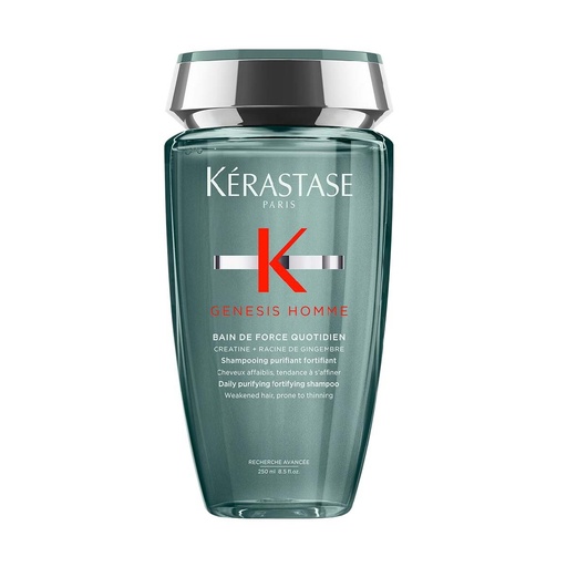 [S00004683] KERASTASE Genesis Homme Bain de Force Quotidien - Shampooing purifiant fortifiant pour cheveux fins