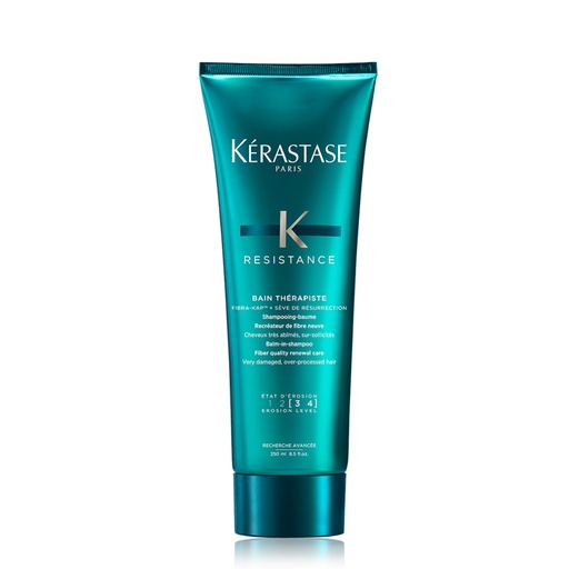 KERASTASE Résistance Bain Thérapiste - Shampooing baume recréateur de fibre neuve pour cheveux abîmés