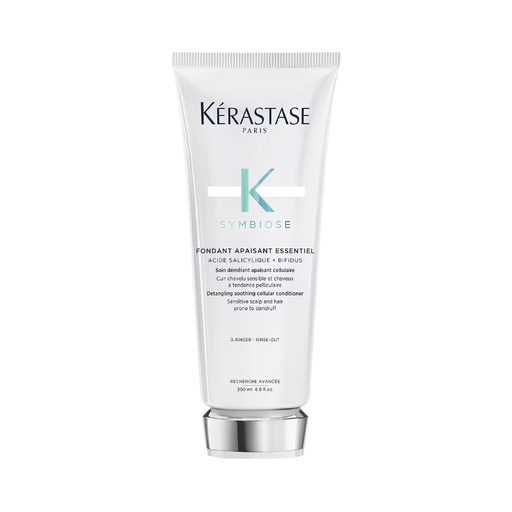 KERASTASE Symbiose Fondant Apaisant Essentiel - Soin démêlant apaisant cellulaire pour cuir chevelu sensible et cheveux à tendance pelliculaire
