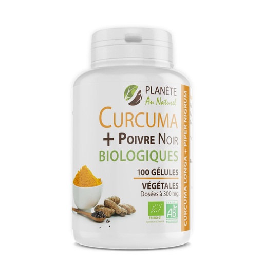 GPH Diffusion Curcuma + Poivre Noir BIO - Complément alimentaire Anti-oxydant / Anti-inflammatoire