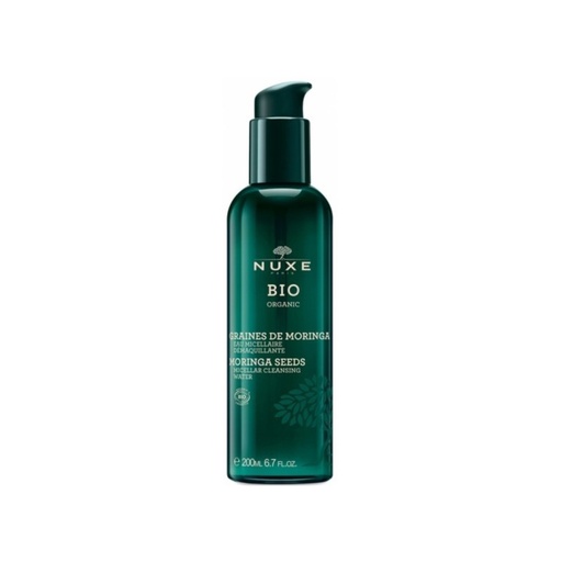[S00005771] NUXE Bio Organic Graines De Moringa - Eau micellaire démaquillante tous types de peaux - 200ml