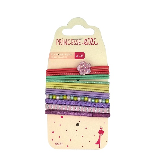 [PLI766.EBI] PRINCESSE LILI  Accessoires Cheveux - Elastiques bijoux