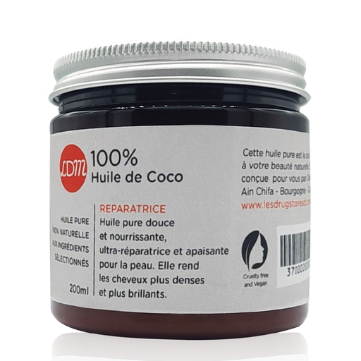 [LDMA01.PEN200] LDM 100% Huile de coco - 100% pure et naturelle