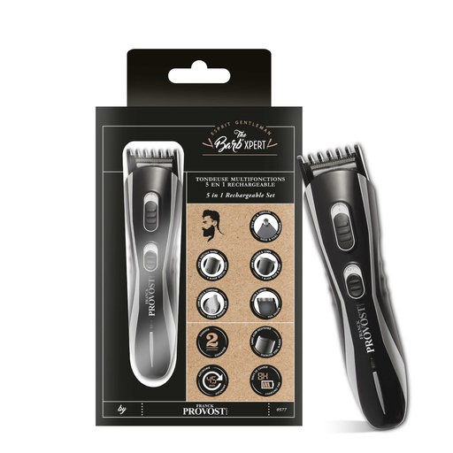 [FPR373.TOD] FRANCK PROVOST The Barb'Xpert - Tondeuse multifonctions 5 en 1 rechargeable