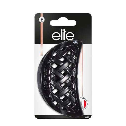 [ELI764.PGM] ELITE Accessoires Cheveux - Pince grand modèle tressée