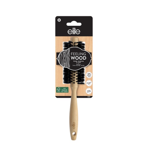 [ELI379.BBB] ELITE Feeling Wood - Brosse brushing en bois