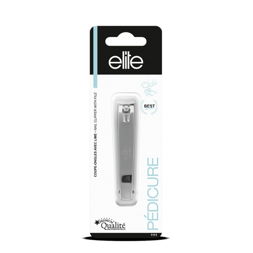 [ELI375.CBA] ELITE Accessoires Pédicure - Coupe-ongles avec lime