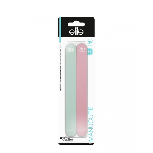 [ELI374.LMF] ELITE Accessoires Manucure - Limes prossionnelles fantaisie