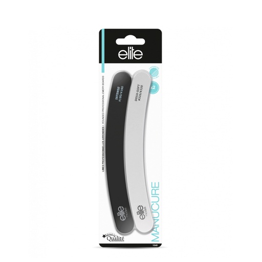 [ELI374.LME] ELITE Accessoires Manucure - Limes professionnelles arrondies