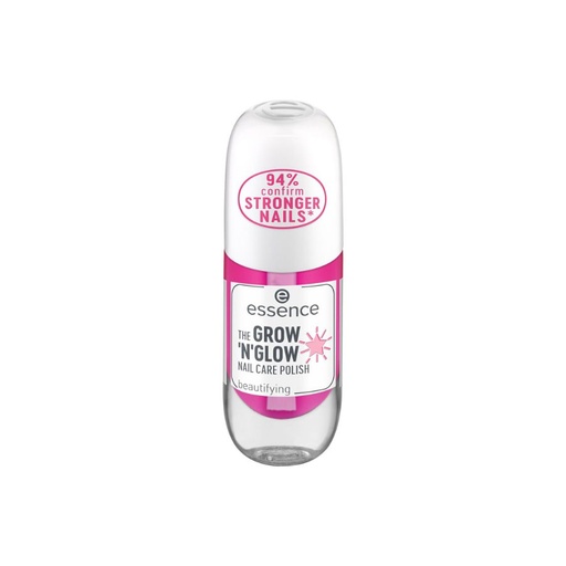 [S00010331] ESSENCE The Grow'N'Glow Nail Care Polish - Vernis à ongles fortifiant hydratant ultra-brillant