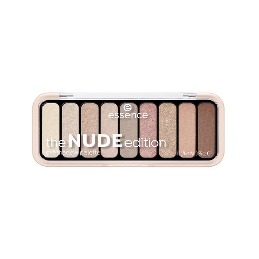 [S00010307] ESSENCE The Nude Edition Eyeshadow Palette - Palette fards à paupières nude 9 nuances
