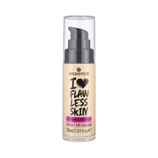ESSENCE I Love Flawless Skin Foundation Matte + Full Coverage - Fond de teint matifiant haute couvrance - 30ml