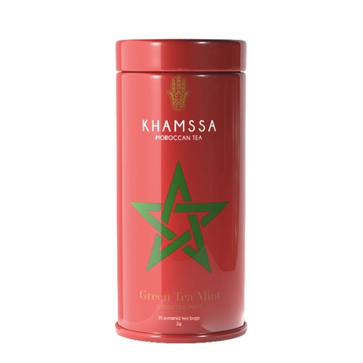 [KHA361.TVM020] KHAMSSA MOROCCAN TEA Green Tea Mint - Thé vert à la menthe