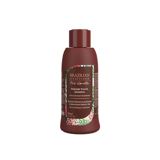 [S00029712] BRAZILIAN SECRETS HAIR Sublime Touch Shampoo - Shampooing hydratant nourrissant à la kératine entretien des cheveux lissés - 300ml