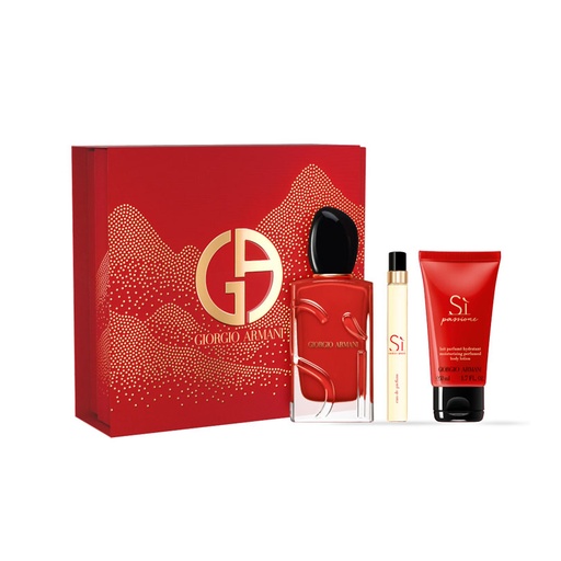 [S00029815] GIORGIO ARMANI Coffret Si Passione Eau Parfum Femme 100ml + 10ml + Lait Hydratant 50ml