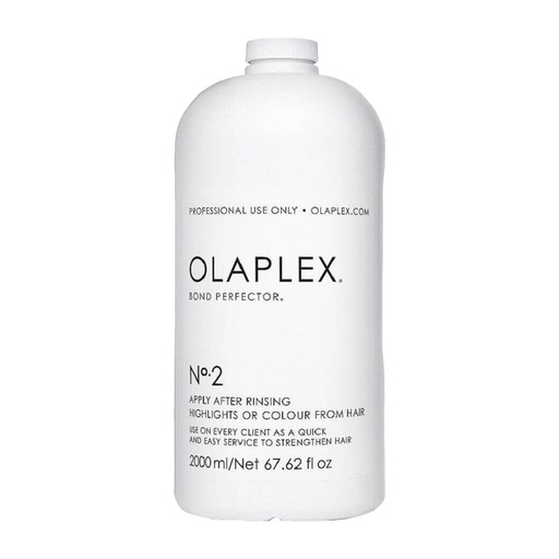 [S00002208] OLAPLEX N°2 Bond Perfector - Soin réparateur à rincer pour cheveux colorés, abîmés ou traités chimiquement - 2000ml