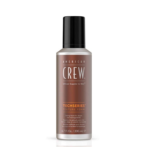 [ACRA82.MCF200] AMERICAN CREW Techseries Texture Foam - Mousse coiffante pour faciliter le modelage - 200ml