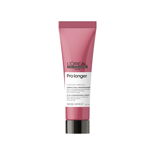 [S00005314] L'ORÉAL PROFESSIONNEL Serie Expert Pro Longer - Crème 10-en-1 professionnelle soin multi-bénefices sans rinçage avec protection thérmique pour cheveux longs - 150ml
