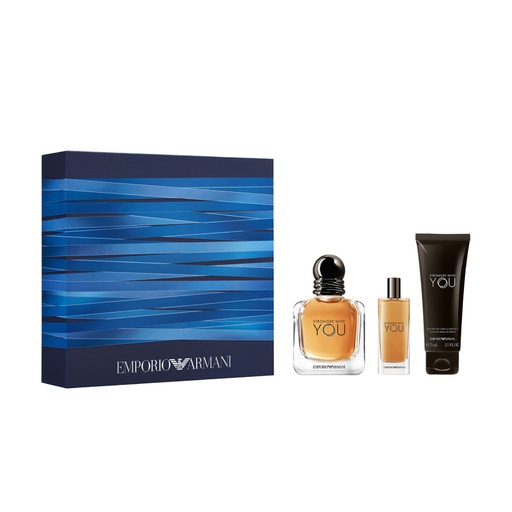[GIA351.EDP100A] GIORGIO ARMANI Stronger With You - Eau de Parfum + Miniature + Gel Douche Corps et Cheveux