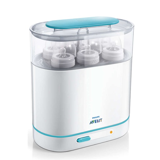 [AVEB26.6B3] AVENT Stérilisateur à vapeur électrique - 6 biberons - 3 en 1