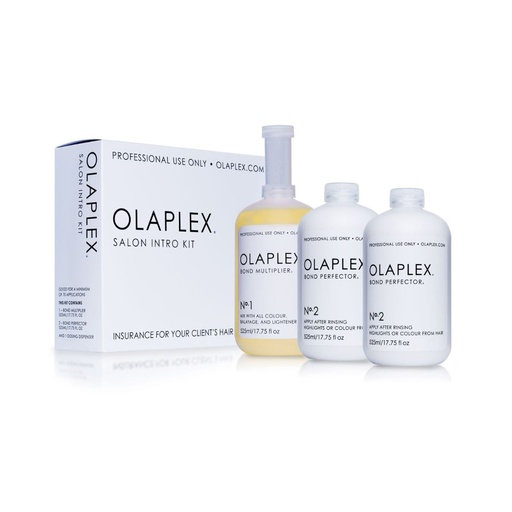 [S00012466] OLAPLEX Salon Intro Kit - N°1 Bond Multiplier 525ml + N°2 Bond Perfector 525ml x2