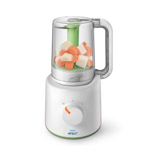 [AVEB22.CVR] AVENT Robot Cuiseur Mixeur 2-en-1 - Cuisson vapeur repas bébé