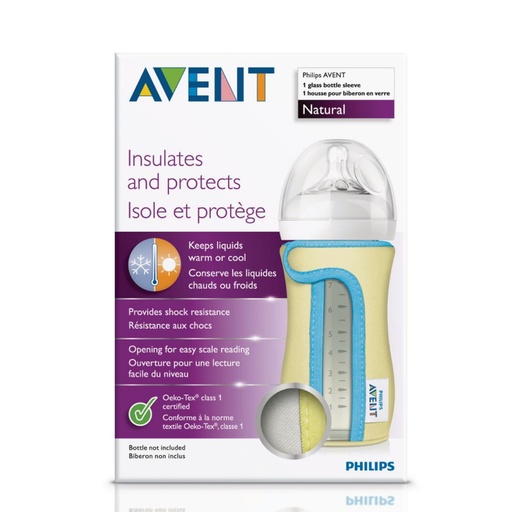 [AVEB18.HPB] AVENT Natural - Housse de protection pour biberon en verre 240ml