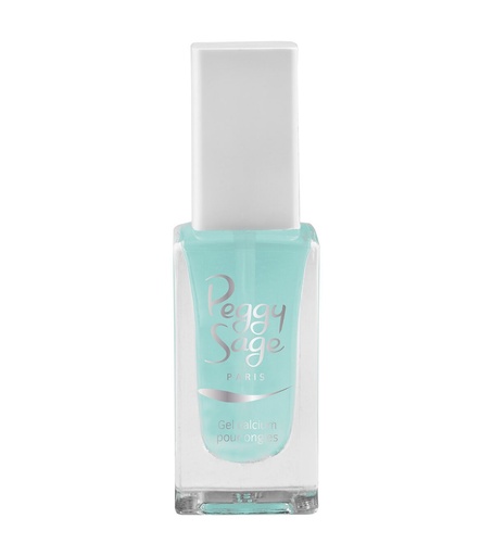 [S00031085] PEGGY SAGE Gel Calcium - Gel bleu ultra-fluide protecteur fortifiant pour ongles fragiles - 11 ml