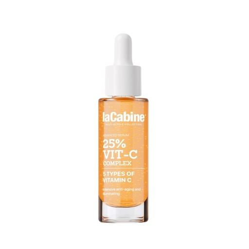 [S00030932] LA CABINE 25% Vit-C Complex Advanced Serum - Sérum anti-âge illuminateur à 25% de complexe de vitamine C pour tous types de peaux - 30ml