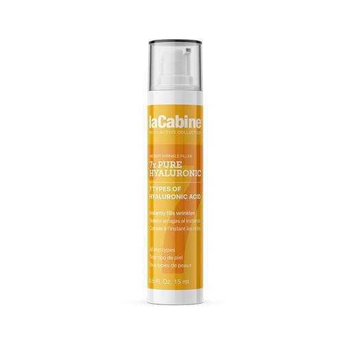 [S00030940] LA CABINE 7x Pure Hyaluronic Instant Wrinkle Filler - Soin hydratant combleur de rides instantané pour tous types de peaux - 15ml