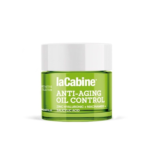 [S00030962] LA CABINE Anti-Aging Oil Control - Gel visage anti-âge matifiant régulateur de sébum pour peaux mixtes à grasses - 50ml