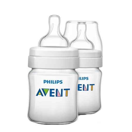 [AVEB03.2BA125] AVENT Classic + - 2 biberons système anti-coliques 0 mois et + 125ml