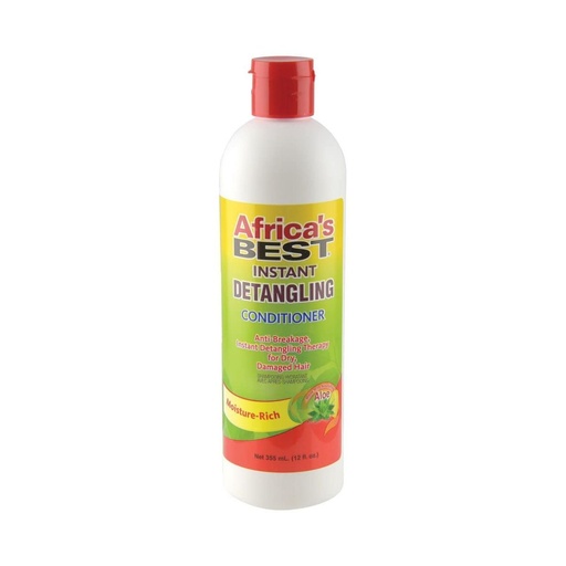 [S00031264] AFRICA'S BEST Instant Detangling Conditioner - Après-shampooing démêlant hydratant pour cheveux secs ou abîmés -355 ml