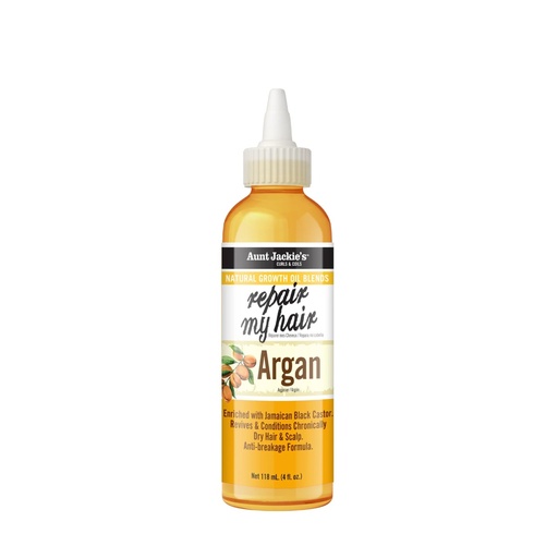 [S00031332] AUNT JACKIE'S Growth Oil Repair My Hair Argan - Huile fortifiante réparatrice pour cheveux fragilisés - 118ml