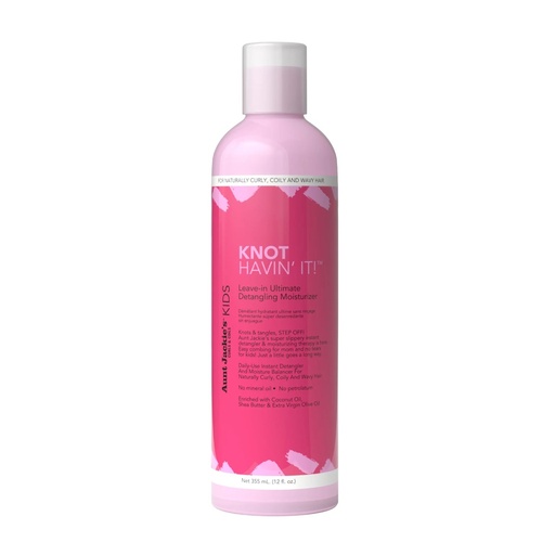 [S00031326] AUNT JACKIE'S KIDS Knot Havin' It Leave-In Ultimate Detangling Moisturizer - Soin sans rinçage démêlant hydratant pour cheveux bouclés et crépus - 355ml