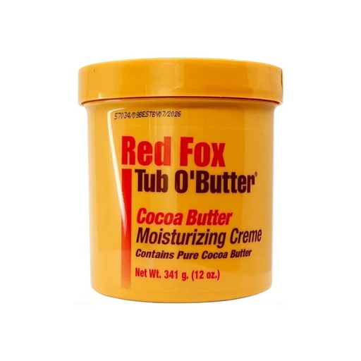 [RED FOX] RED FOX Cocoa Butter Moisturizing Creme - Crème hydratante pour tous types de peau - 341g