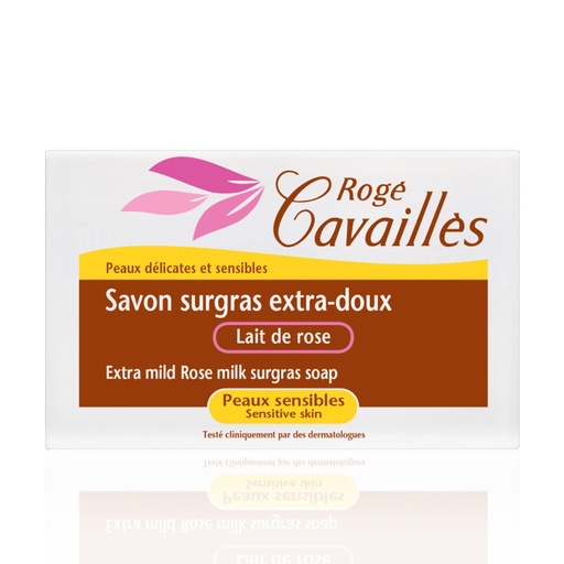 [RCAA27.LRD150] ROGÉ CAVAILLES Savon Surgras Extra-Doux - Lait de rose peaux délicates et sensibles