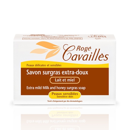 [RCAA27.LMS150] ROGÉ CAVAILLES Savon Surgras Extra-Doux - Lait et miel peaux sensibles